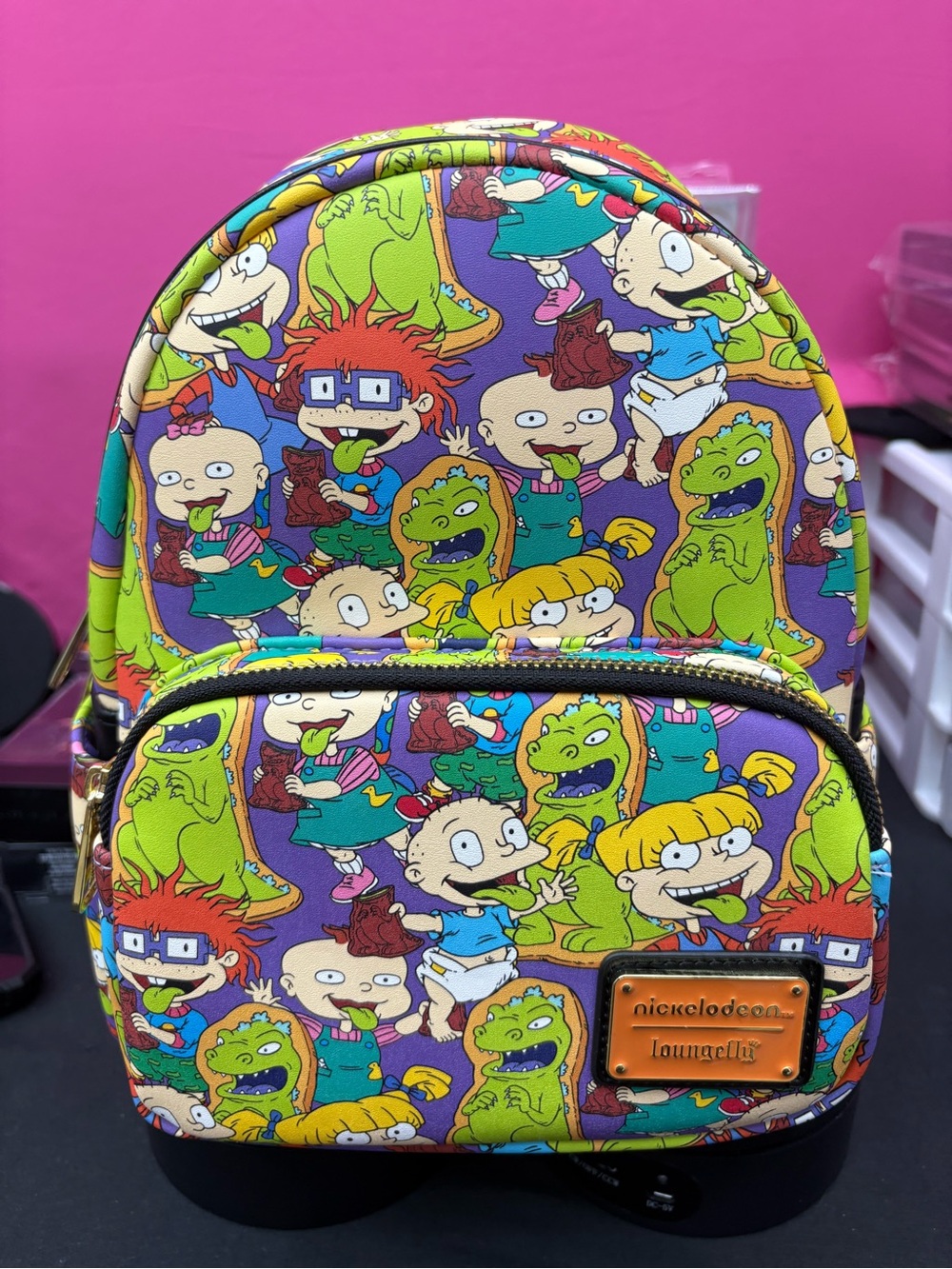 Loungefly Nickelodeon Rugrats AOP Mini Backpack